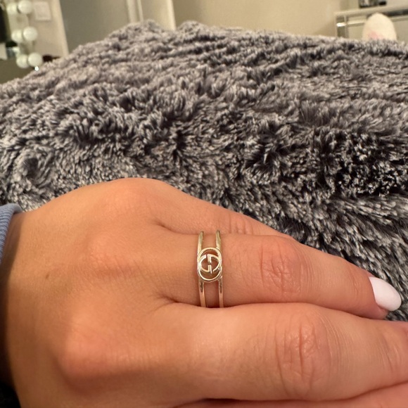 Gucci Interlocking Thin Open Band - Picture 5 of 12